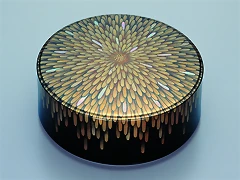 Makie-Marubako-makie-round-box-?Hyakka?-by-Murose-Kazumi Makie-Marubako-makie-round-box-?Hyakka?-by-Murose-Kazumi