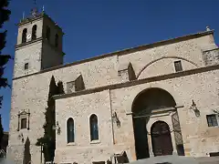 TOLEDO PUEBLA DE ALMORADIEL(TOLEDO)iGLESIA PARROQUIAL DE SAN JUAN BAUTISTA.FACHADA Y TORRE