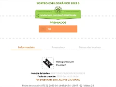 SORTEO ESTILOGR?FICO 2023 8