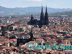 Clermont-Ferrand city Panorama in France_1920x1080