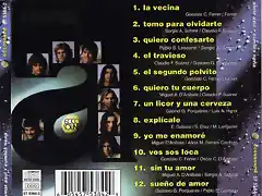 Amar Azul - Cumbia Nena (1999) Trasera