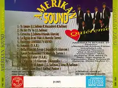 Amerikan Sound - Quiereme (1997) Trasera