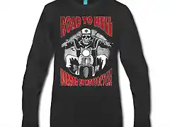 camiseta manga larga noisy smith road to hell