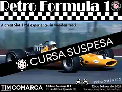 Cartell RetroF1 - Cursa 1s