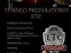 CARTEL ETC orden del dragon