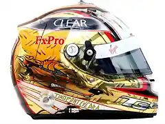 Timo Glock Virgin Helmet