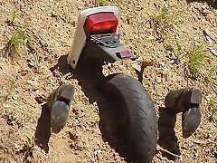 Rodo en moto