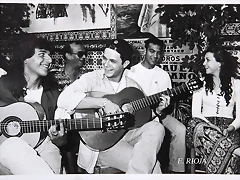 nia pastori con alejandro sanz en la venta de vargas