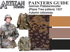 painters guide 1937 German Plane Tree autumn