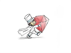 Kaito_KID_and_the_Big_Gem_by_vikachu23 Kaito_KID_and_the_Big_Gem_by_vikachu23