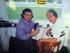 Fabin y Oscar en Tres Arroyos, cancha de Huracan