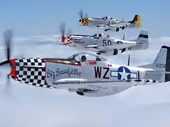 Trio de P-51