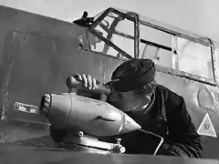 ESK 2000 de Zeiss. Instalada en el ala de un Me-109 B