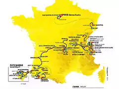 mapa tour de francia 2023 recorrido