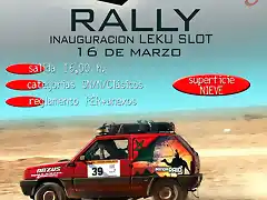 cartel RALLY LEKUSLOT