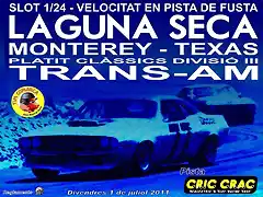 Cartell Cursa 3 Nascar - Laguna Seca