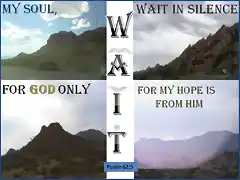 WAIT Psalm 62