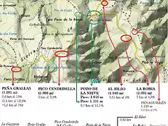 La Bobia-mapa cimas