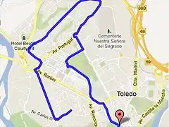 mapa crono toledo