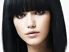 Estilos de pelo Glasshair de Tendencia Negro