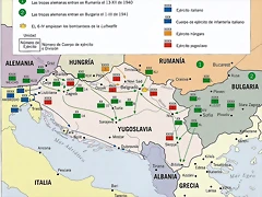 mapa invasin de Yugoslavia1941.