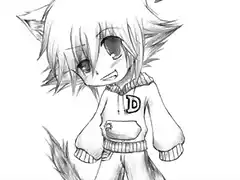 Some_Lineart__Neko_Boy_Chibi_by_KawaiiJumi