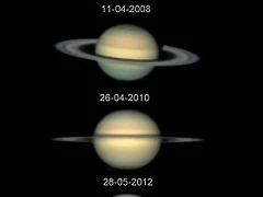 Evolucion anillos de Saturno