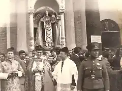 Comienza la procesi?n de la Virgen del Carmen el d?a 6 de Octubre de 1928 presidida por el diocesano de Colchagua Monse?or Alfredo Salas Galarce.