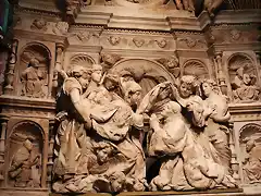 TOLEDO .CATEDRAL .INTERIOR.ALTAR DEL DESCENDIMIENTO.DETALLE DEL ALTAR