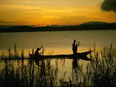 460020 - Sunrise, Lake Kivu, Zaire