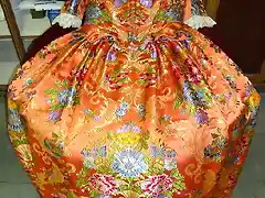 vestido mandarina