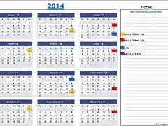 CALENDARIO 2014