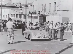 Porsche 356 Coup - TdF'52 - Gilberte Thirion - Ingeborg Polensky