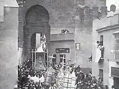 procesi?n de la virgen de la gracia en carmona. A?o 1905