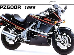 Kawasaki GPZ 600 1984-1986 Kawasaki GPZ 600 1984-1986