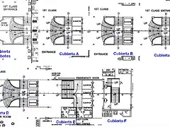 planos de la escalera del titanic