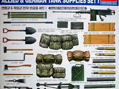 Academy - Allied & German Tank supplies set I - 1-35