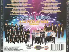 Universo Producciones - Todo El Mundo A La Pista De Baile Vol Dos (2011) Trasera