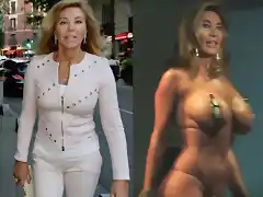 norma duval en blanco y en microkini