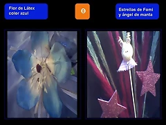 foto Flor de latex estrellas y angel foto Flor de latex estrellas y angel