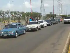 esperando los demas carros