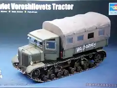 Trumpeter - Soviet voroshillovets Tractor - 1-72