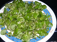 ensalada de canónigos y vinagre de módena