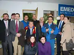 Politicos en oficinas de Emed