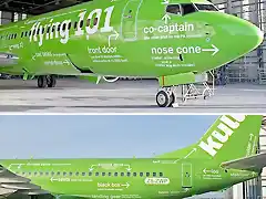 Kulula nose tail