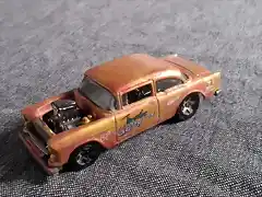 Bel Air 55 Gasser HW restaurado a rat rod (1)