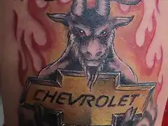 Chevrolet tatto Chivo