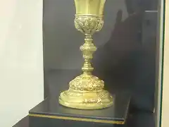 C?liz de plata dorada estilo rococ? del XVIII chachcapoyas