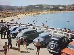 Oleiros playa de Santa Cristina A Coru?a1964