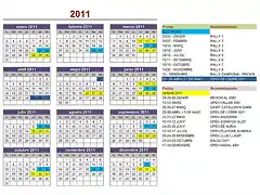 CALENDARI SLOTMORA 2011